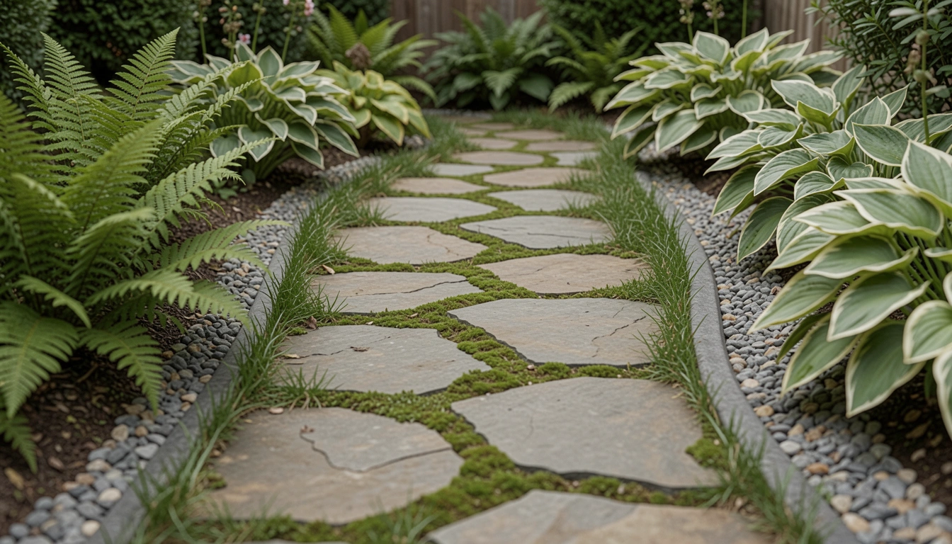 21 Backyard Stone Path Designs For Natural Walkways