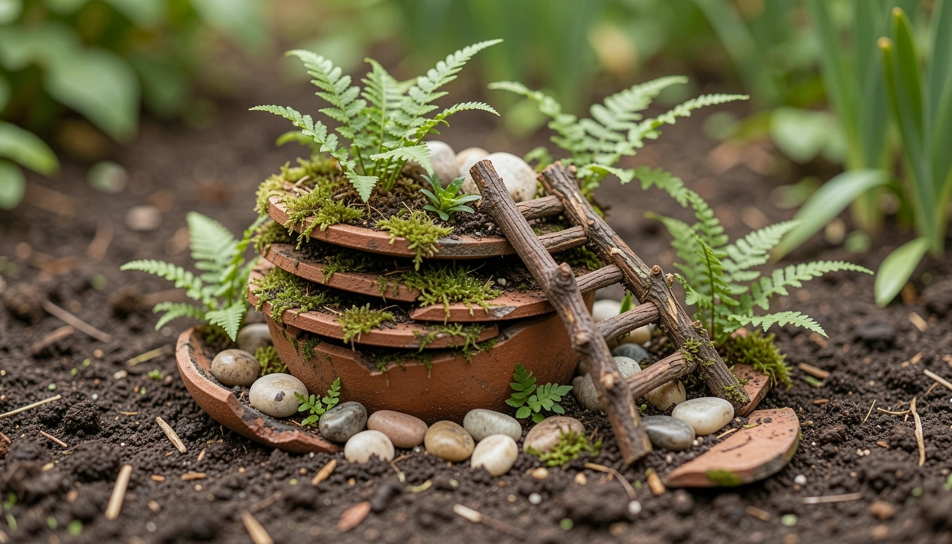 10 Diy Broken Pot Fairy Garden Ideas For Upcycled Style