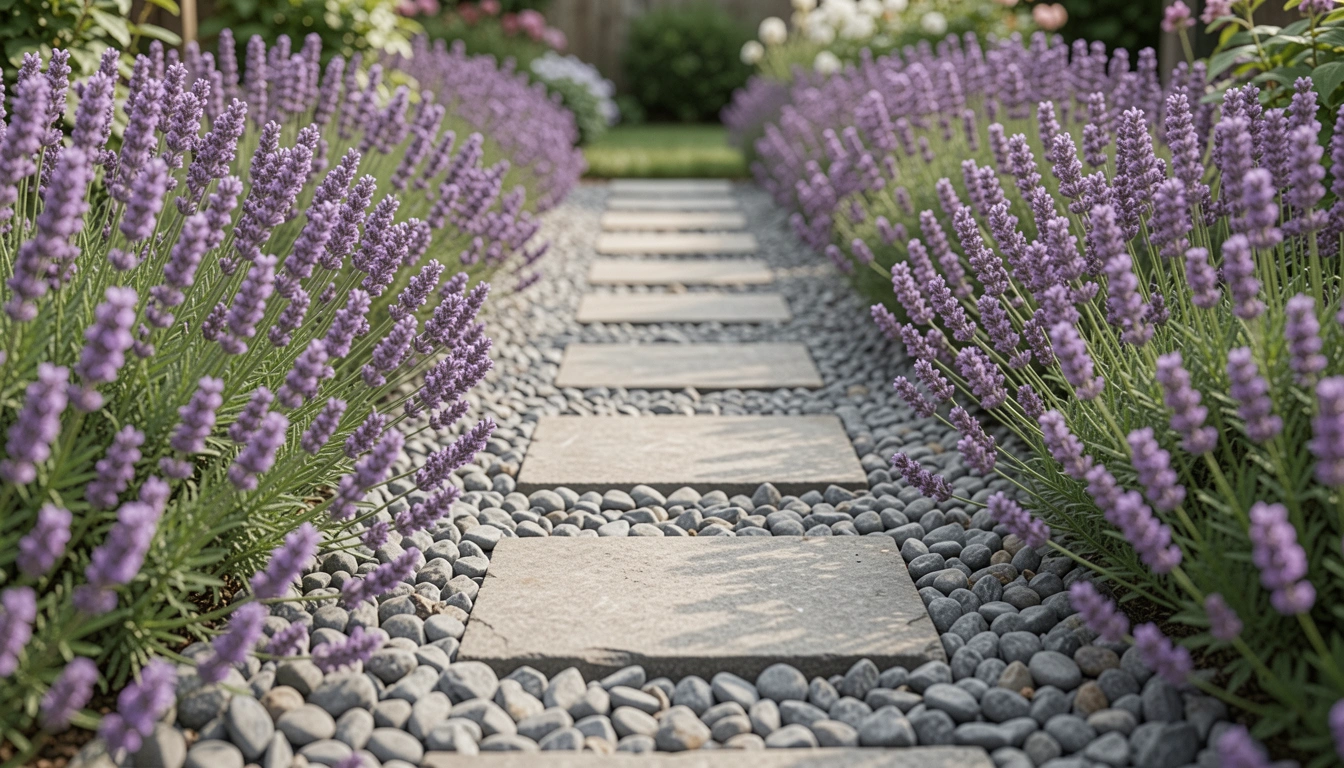 17 Garden Walkway Ideas With Flowers For Colorful Paths